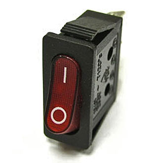 Клавишные переключатели IRS-101-12C on-off   красный 