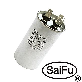 Пусковые конденсаторы CBB65  25uF  450V (SAIFU) SAIFU