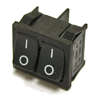Клавишные переключатели MRS-2101(A) on-off   черный 