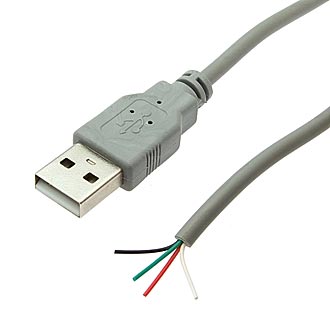 Компьютерные шнуры USB-A M 1.8m (unshielded) 