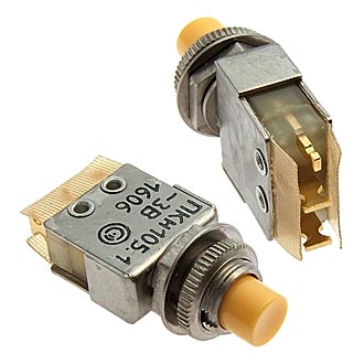 Кнопочные переключатели ПКН105-3В (ЖЕЛТЫЙ) 