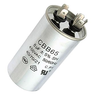 Пусковые конденсаторы CBB65   8uF  450V 