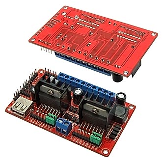 Электронные модули (ARDUINO) L298N V3 / 4-DC motor driver RUICHI