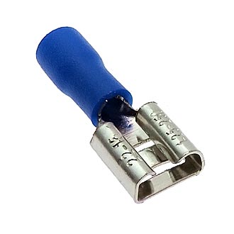 Клеммы ножевые изолированные FDD1.25-250  blue RUICHI