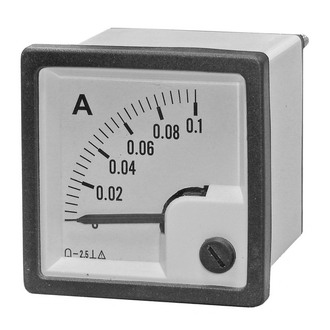 Приборы постоянного тока Амперметр    0.1А  (48х48) 