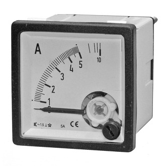 Приборы переменного тока Амперметр 5А     50гц  (48х48) 