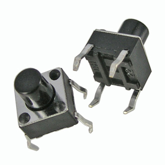 Тактовые кнопки KAN0610-0731B 6x6x7 mm SWT-6 RUICHI