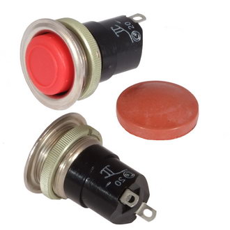 Кнопочные переключатели К1-2П (20-й диаметр металл) СЗР