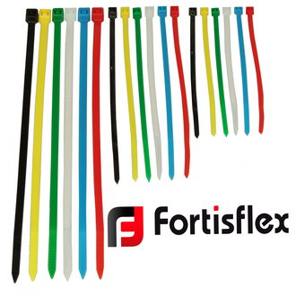 Кабельные стяжки КСС 3*100 (б) (100шт) FortisfIex