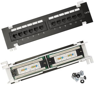 Патч-панель RH-PPW1U12U5E Патч-панель RH-PPW1U12U5E