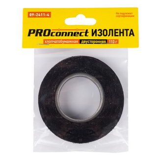 Изолента 09-2411-4 Изолента ХБ 18х0.35 110г PROCONNECT