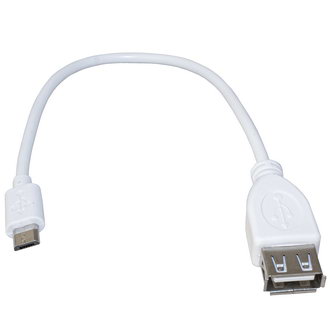USB2.0 A (f)-micro USB B (m) W 0.2m