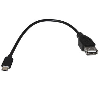 Компьютерные шнуры USB2.0 A(f)-micro USB B(m) B 0.2m RUICHI