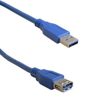 USB3.0 A (m)-USB A (f) Bl 1.8m