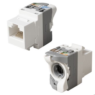 Модули Keystone Jack RH-RJ45U5E/180WB RUICHI Модули Keystone Jack RH-RJ45U5E/180WB RUICHI