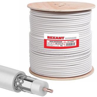 Коаксиальный кабель 01-3001 RG-11U 83% 305м(б) REXANT