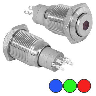 Кнопки антивандальные LAS2-GQH-11ZD/B on-on RUICHI