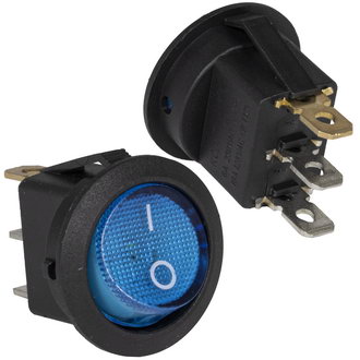 Клавишные переключатели KCD1-101N-C3-BL/3P on-off RUICHI Клавишные переключатели KCD1-101N-C3-BL/3P on-off RUICHI