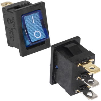 Клавишные переключатели KCD1-101-C3-BL/3P on-off RUICHI Клавишные переключатели KCD1-101-C3-BL/3P on-off RUICHI