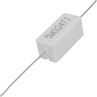 Мощные постоянные резисторы RX27-1 0.47 Ом 5W 5% / SQP5 RUICHI