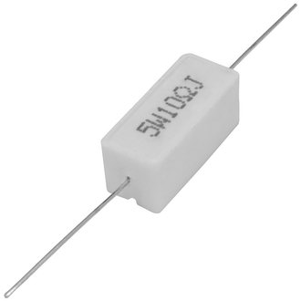 Мощные постоянные резисторы RX27-1 10 Ом 5W 5% / SQP5 RUICHI