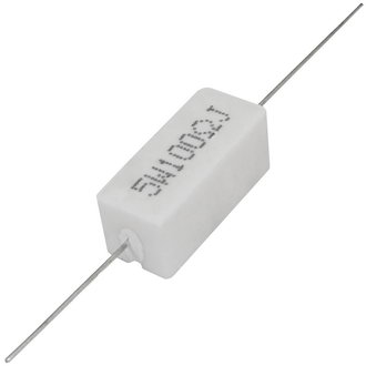 Мощные постоянные резисторы RX27-1 100 Ом 5W 5% / SQP5 RUICHI