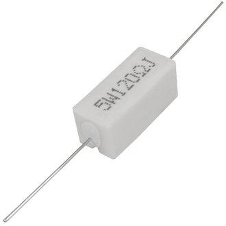 Мощные постоянные резисторы RX27-1 120 Ом 5W 5% / SQP5 RUICHI