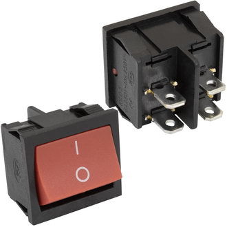 Клавишные переключатели MRS-201 on-off красный RUICHI Клавишные переключатели MRS-201 on-off красный RUICHI