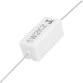 Мощные постоянные резисторы RX27-1 2.2 кОм 5W 5% / SQP5 XIN HUA