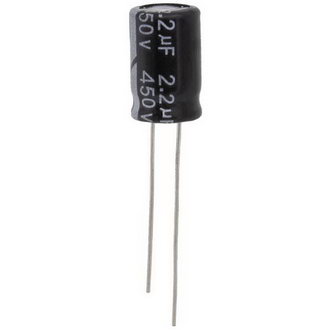 Электролитические конденсаторы 2.2 UF   450V 105*C 8*12 (JWCO) JWCO