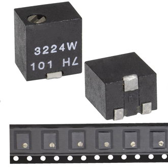 Подстроечные резисторы 3224W-1-101 RUICHI