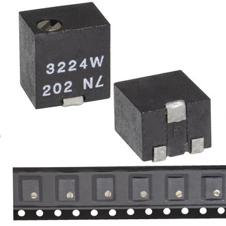 Подстроечные резисторы 3224W-1-202 RUICHI