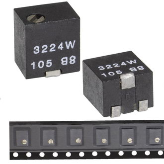 Подстроечные резисторы 3224W-1-105 RUICHI