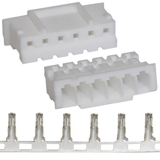 Разъемы питания низковольтные HB-06 (MU-6F) pitch 2.0mm +terminal RUICHI Разъемы питания низковольтные HB-06 (MU-6F) pitch 2.0mm +terminal RUICHI