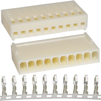 Разъемы питания низковольтные HU-10 pitch 2.54mm+Terminal RUICHI Разъемы питания низковольтные HU-10 pitch 2.54mm+Terminal RUICHI