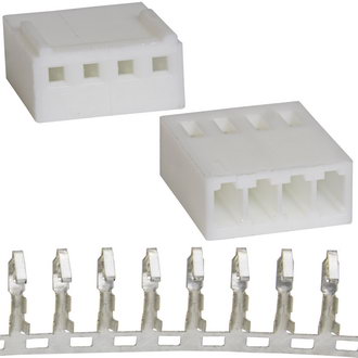 Разъемы питания низковольтные HU-04 pitch 2.54mm+Terminal RUICHI Разъемы питания низковольтные HU-04 pitch 2.54mm+Terminal RUICHI
