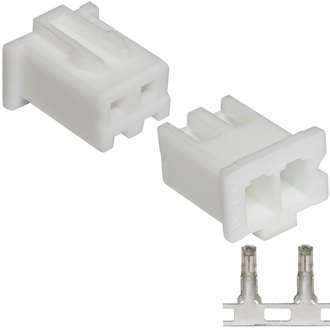 Разъемы питания низковольтные H-02 pitch 2.54mm +Terminal RUICHI Разъемы питания низковольтные H-02 pitch 2.54mm +Terminal RUICHI
