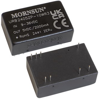 Источники питания на плату URB2405ZP-10WR3-MS MORNSUN Источники питания на плату URB2405ZP-10WR3-MS MORNSUN