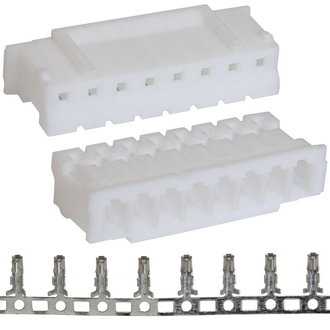 Разъемы питания низковольтные HB-08 (MU-8F) pitch 2.0mm RUICHI Разъемы питания низковольтные HB-08 (MU-8F) pitch 2.0mm RUICHI