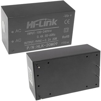 Источники питания на плату HLK-20M09 Hi-Link Источники питания на плату HLK-20M09 Hi-Link
