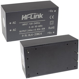 Источники питания на плату HLK-20M24 Hi-Link Источники питания на плату HLK-20M24 Hi-Link