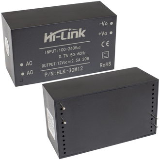 Источники питания на плату HLK-30M12 Hi-Link Источники питания на плату HLK-30M12 Hi-Link