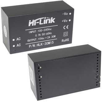 Источники питания на плату HLK-30M15 Hi-Link Источники питания на плату HLK-30M15 Hi-Link