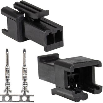Разъемы питания низковольтные SM-2M 2.54mm + Terminal RUICHI Разъемы питания низковольтные SM-2M 2.54mm + Terminal RUICHI