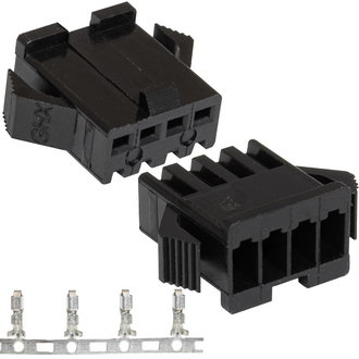 Разъемы питания низковольтные SM-4F 2.54mm + Terminal RUICHI Разъемы питания низковольтные SM-4F 2.54mm + Terminal RUICHI