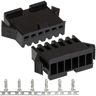 Разъемы питания низковольтные SM-6F 2.54mm + Terminal RUICHI Разъемы питания низковольтные SM-6F 2.54mm + Terminal RUICHI