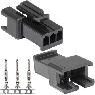 Разъемы питания низковольтные SM-3M 2.54mm + Terminal RUICHI Разъемы питания низковольтные SM-3M 2.54mm + Terminal RUICHI