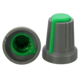 Ручки приборные RR4817 (6mm круг зеленый) RUICHI