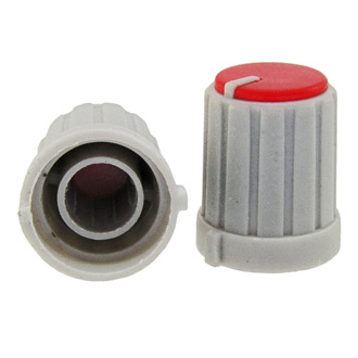 Картинка товара Ручка приборная RR4853 (6mm круг красный)
