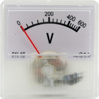 Приборы переменного тока Вольтметр 600В   50гц  (40х40) 